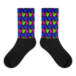 " PITTED " Graphic Sock